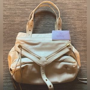 Botkier White Zip Organizer Bag